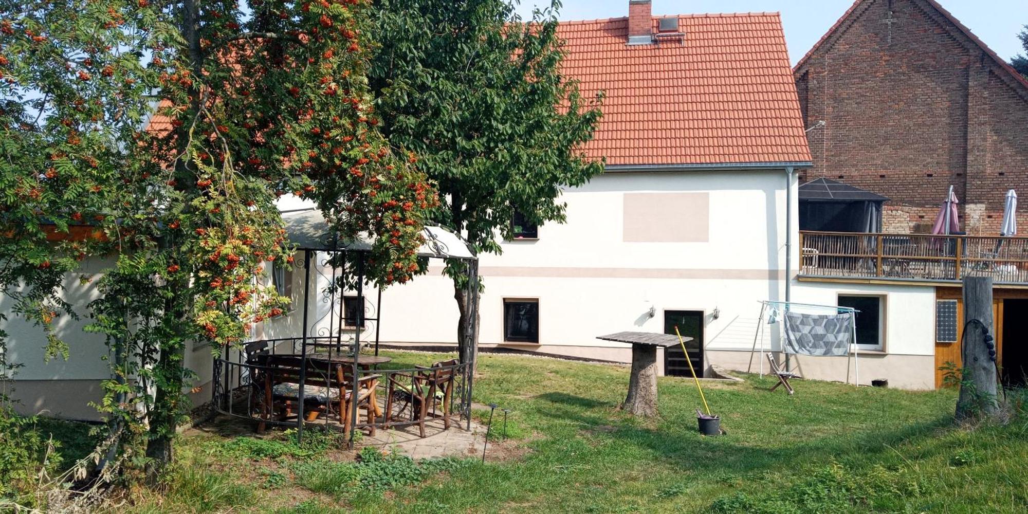 Ferienwohnung Auf Dem Gutshof Renz Weissenfels Bagian luar foto
